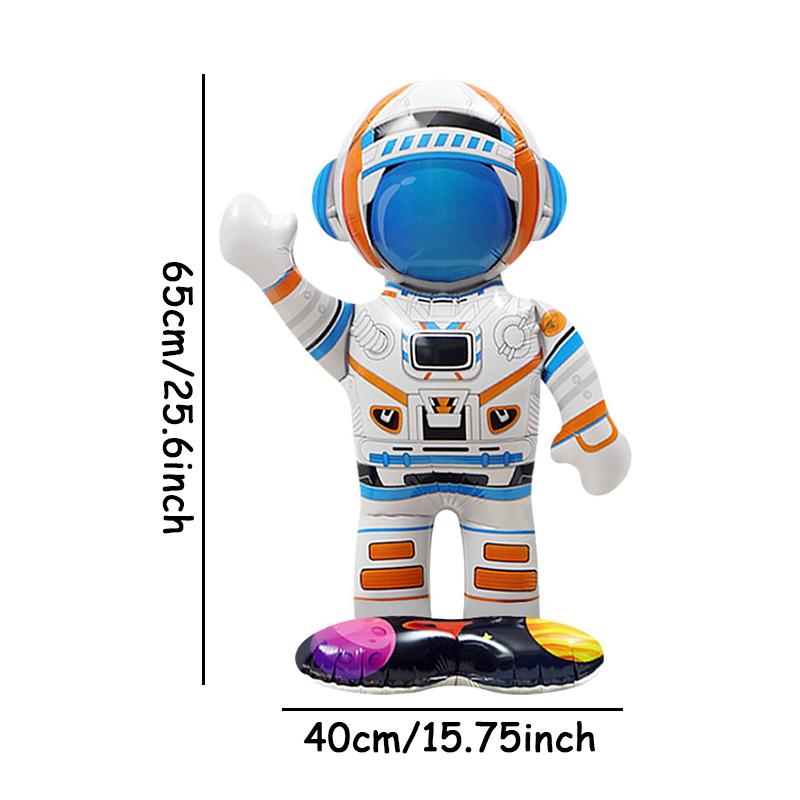 3D Astronaut Folienballon Raketenballons Weltraumballons Für Jungen Kinder Astronauta Universum Serie Weltraum Geburtstagsparty Deko