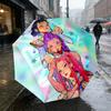 Harajuku Girls Portable 3 Folds Umbrella Portable Windproof Folding Rain Umbrella For Travel Outdoor Sun Protection Travel Outdoor Gift