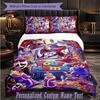 Personalized 3Pcs Bedding SetThe Amazing Digital Circus Custom Text Duvet Cover Pillowcase Set Bedroom Gift