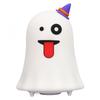 LED Cute Night Lamp Ghost Shaped 7 Colors Light USB Charging Silicone and ABS Bed Light for Kids
