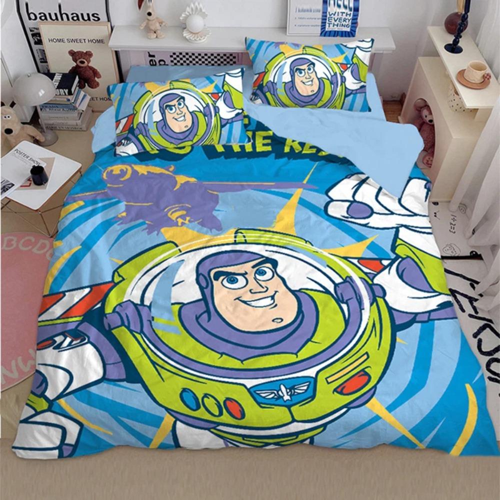 Toy Duvet Cover pillowcase Bedding Bedroom Decoration Children Gift adult Single Double bed Large SizeZip Duvet Cover