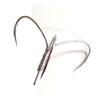 Morigen Mullet Silver 50 Size 40 PR-88 Hooks, (Silver-plated), Hooks,