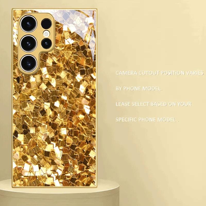 Prémiový kryt na telefon Galvanizované sklo TPU kryt na telefon pro Samsung Galaxy S26 S25 S24 S23 S22 S21 FE, Ultra, Plus Odolný proti pádu