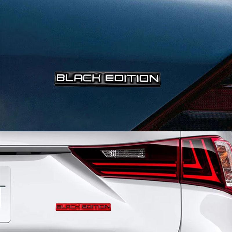 Car Styling Black Edition for Car Fender Side trunk Decal Emblem Badge Sticker