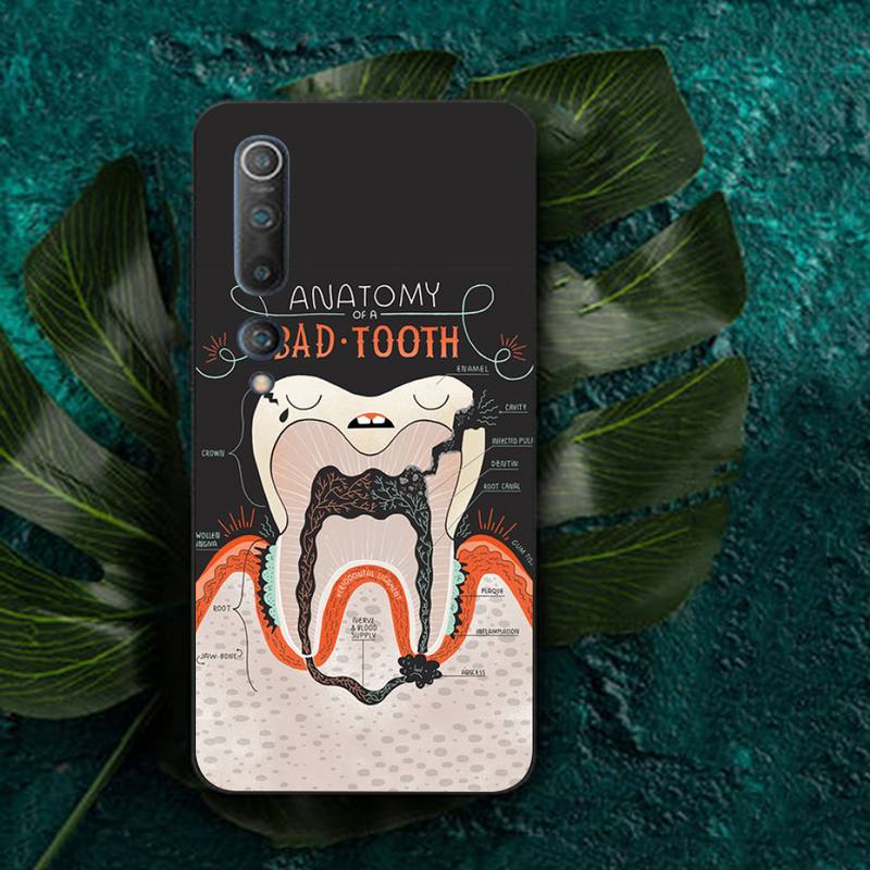 YNDFCNB Dental Implant Dentist Dental Teeth Pattern Phone Case for RedMi Note 4 5 7 8 9 Pro 8T 5A 4X Case