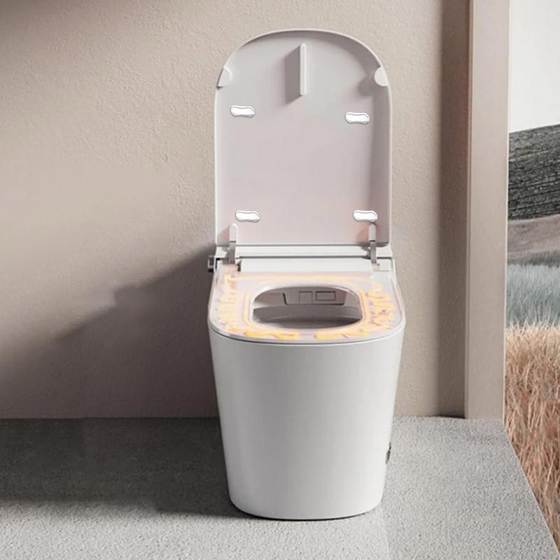 Toilettensitz-Stoßdämpfer Klebend Klar Toilettensitz-Pads Stoßdämpfer Heimzubehör Toilettensitz-Stoßdämpfer für Zuhause Hotel Wohnheim Schule