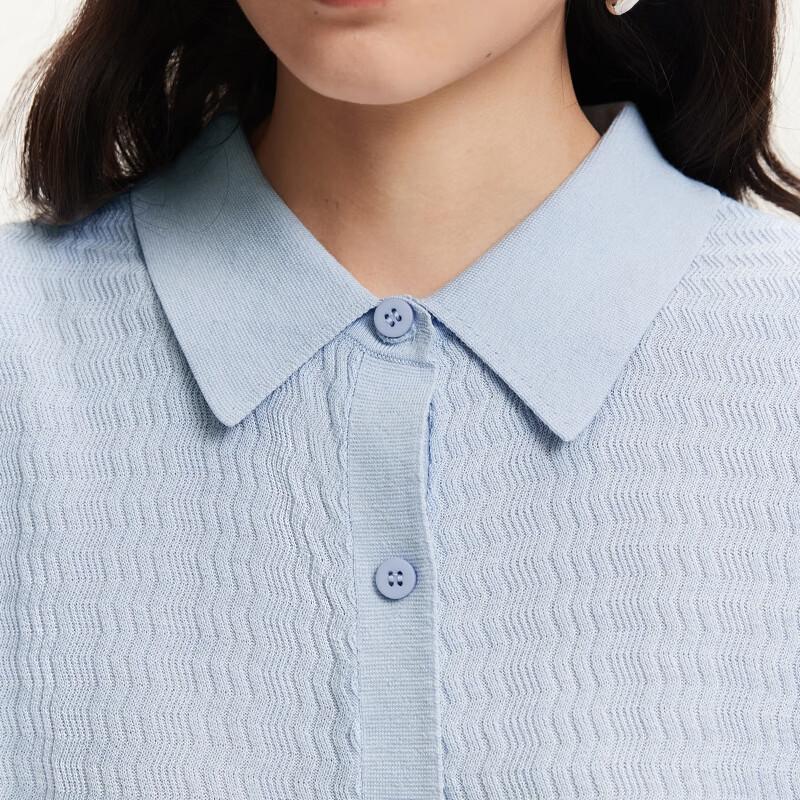 VEROMODA 2025 Summer Sleeveless Silk-Lyocell Polo Knit Top