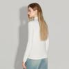 Shetu Women's Semi-High Collar Slim Fit Knit Tee