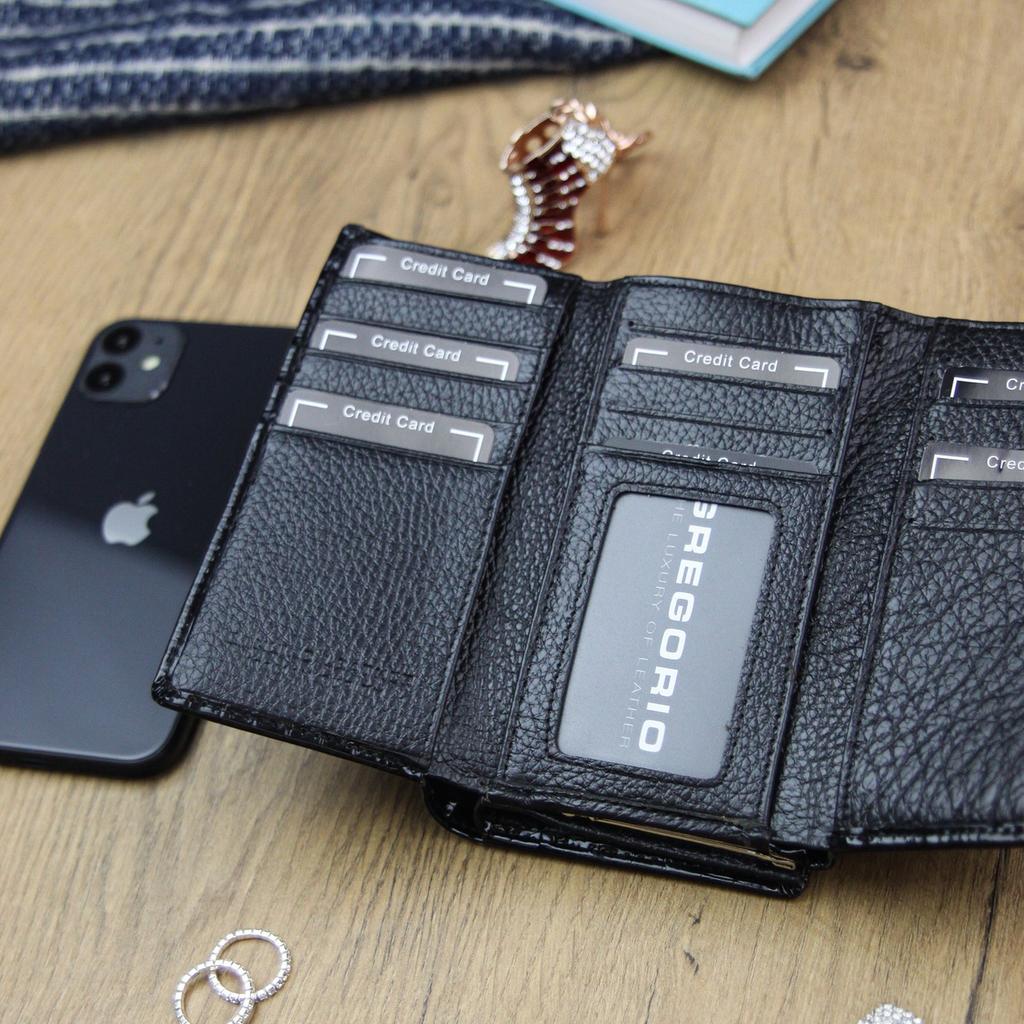 Leder Damen Geldbörse Gregorio GF108