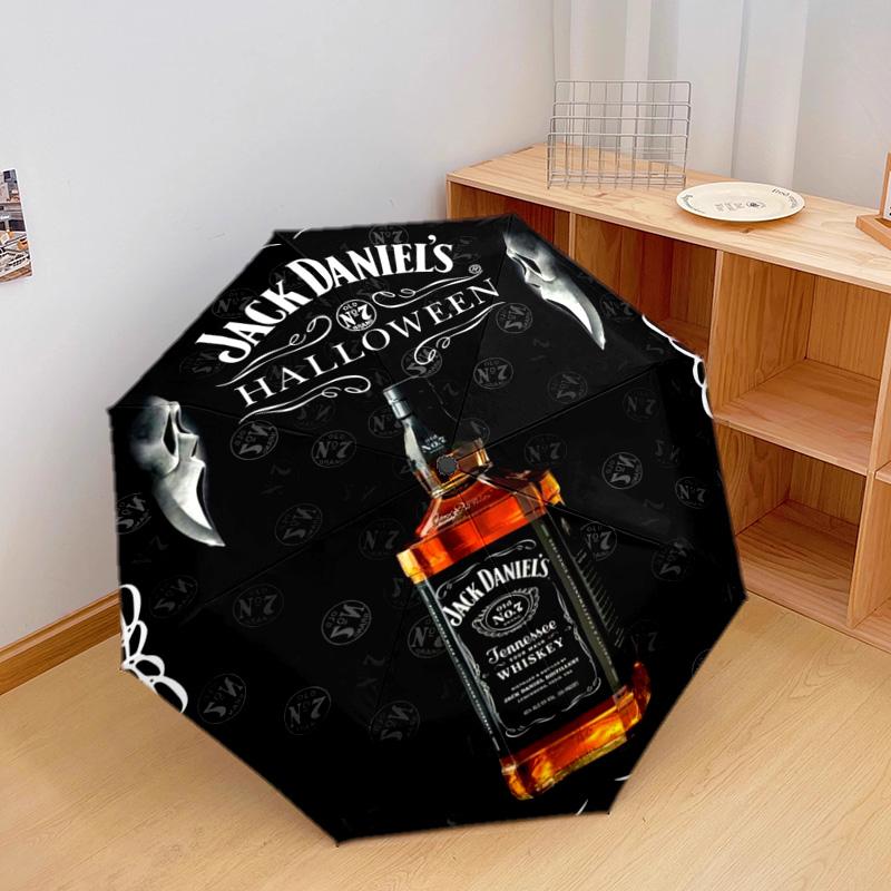 Jack Daniel's Legacy Automatic Umbrella - Suitable Travel Outdoor Portable Umbrella Birthday Gift Daily Essentials