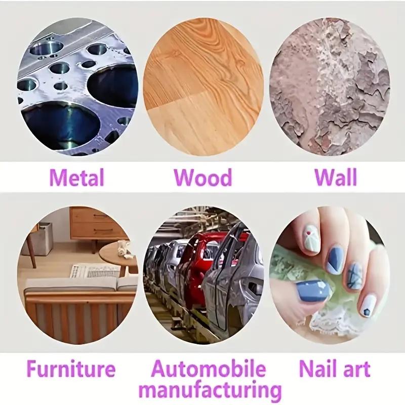 15/36/106pcs Mini Polishing Kit, Medium Grind Aluminate Sandpaper, Plastic Handle for Woodworking and Tight Spaces