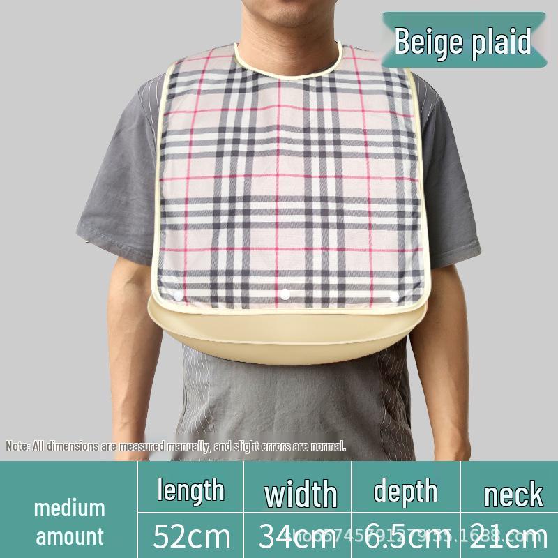 Wasserdichte Esslatz für Erwachsene & Senioren – Große, spezielle Schürzen für Senioren