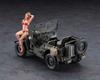 Hasegawa Car Model Series Ton 4x4 Truck Girls Figure Body Plastic Model SP449 1/24 1/4 w/Blonde (1 Included)