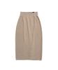 Nau W Whole Garment Knit Skirt Sp Linen