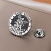 Cazador Saint Michael Protect Us Lapel Pins Women's Brooch Stainless Steel Christian Religious Jewelry Angel Brooch Men's Badges