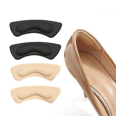 2 Pcs Insoles Patch Heel Pads Sport Shoes Adjustable Size Antiwear Feet Pad Cushion Insert Insole Heel Protector Back Stickers