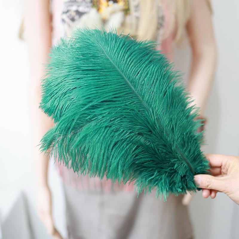 Ostrich Feathers 30-35Cm Wedding Road Guide Table Flower Ornament Ostrich Hair Decorative Clothing Accessories Diy