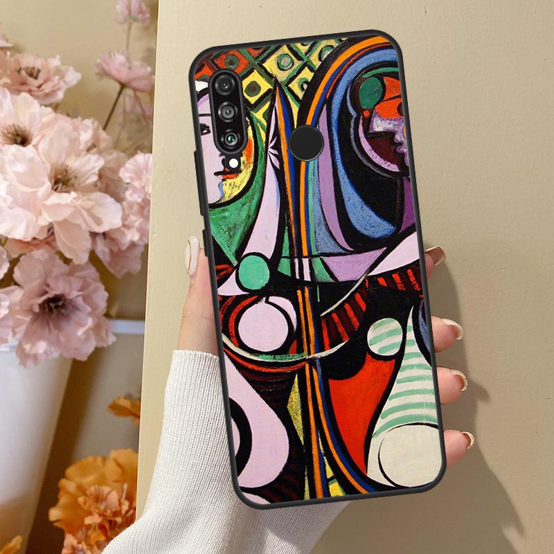 Picasso Abstract Art Painting For Huawei Nova 11 Pro 9 10 SE Y70 Y60 Y90 Y61 Y91 Y73 Y72 12s 12i 11i 8i P30 P40 Lite Case
