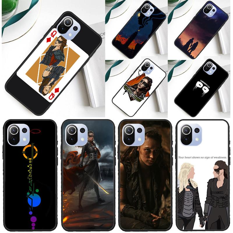 Commander Lexa The 100 Cover For Xiaomi 14 Ultra 13 11T 12T 13T 14T Pro POCO X6 X7 Pro X3 X5 F3 F5 F6 M6 Pro Case