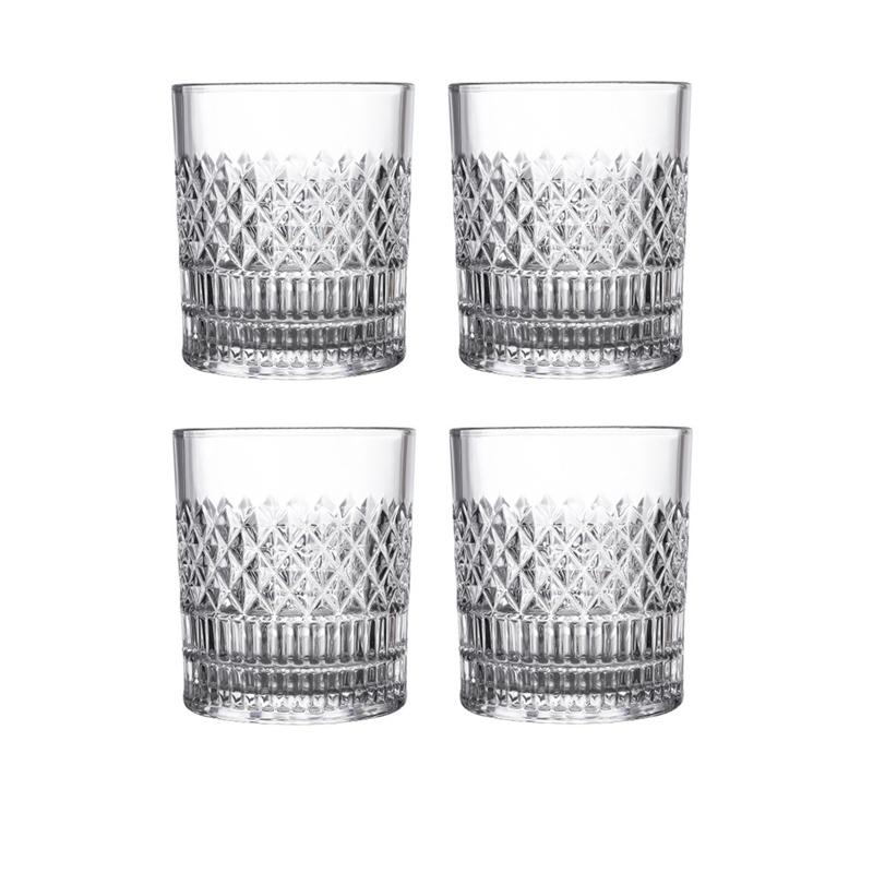 11.6oz 335ml Luxury Foreign Wine Glass High End Whiskey Glass Brandy Cocktail Cups Vintage Style Water Bottle Drinking Glasses