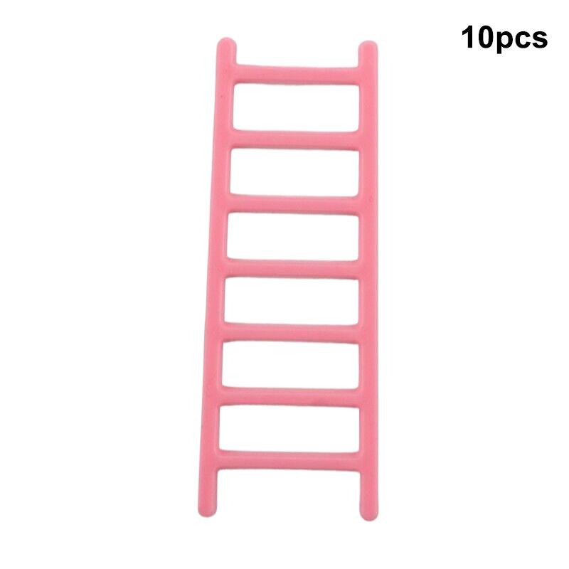 5Pcs Colorful Mini Plastic Ladder Cake Decoration Furniture Decoration Birthday Party Cake Decoration Supplies