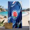 Toalla de Playa con Estampado de Fútbol Blackburn Rovers, Toalla Grande Suave de Secado Rápido para Playa, Camping, Natación