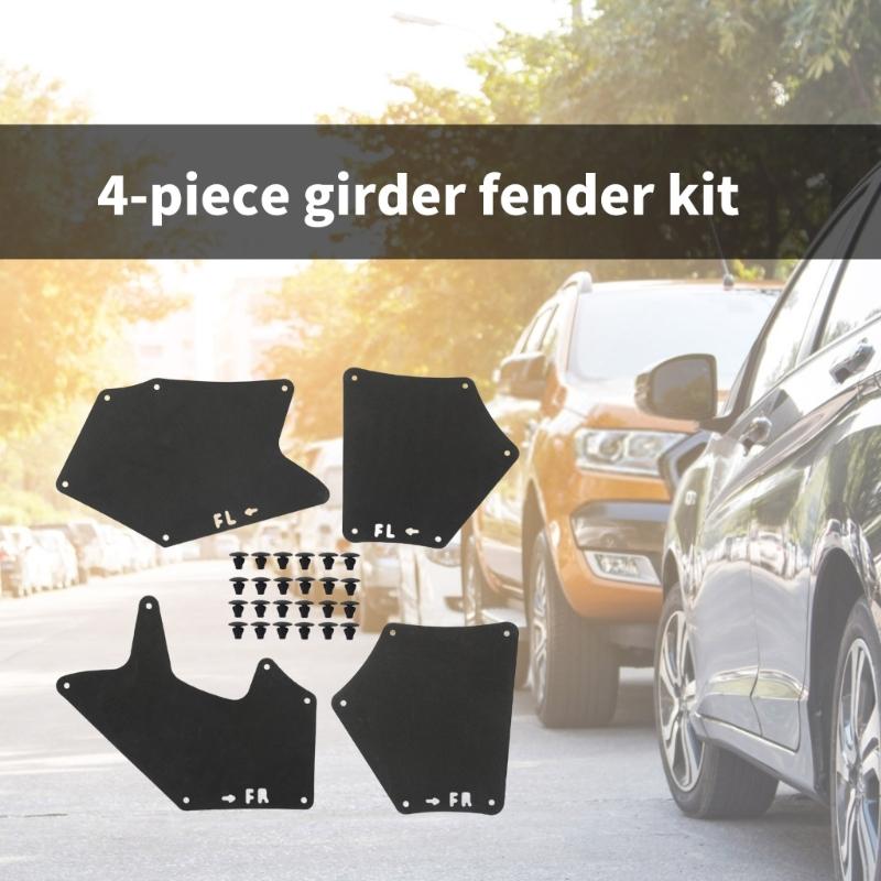 Replacement Accessory 537370C030 Splash Guard Liner Shield with Clips Mud Flaps Mudflap Apron