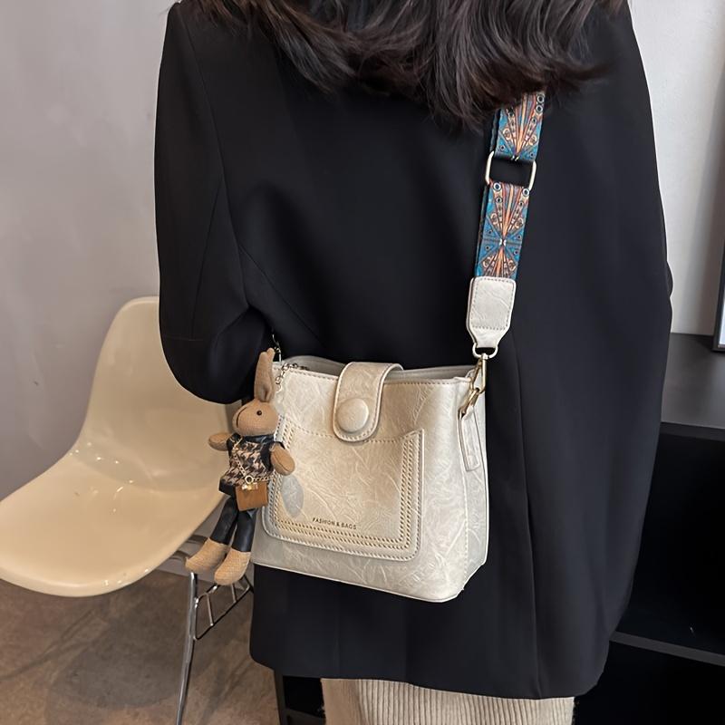 Classic Easy Bucket Purse, Single Shoulder Bag, Women'S Versatile Small Bag for Office, Women'S Shoulder Handbags