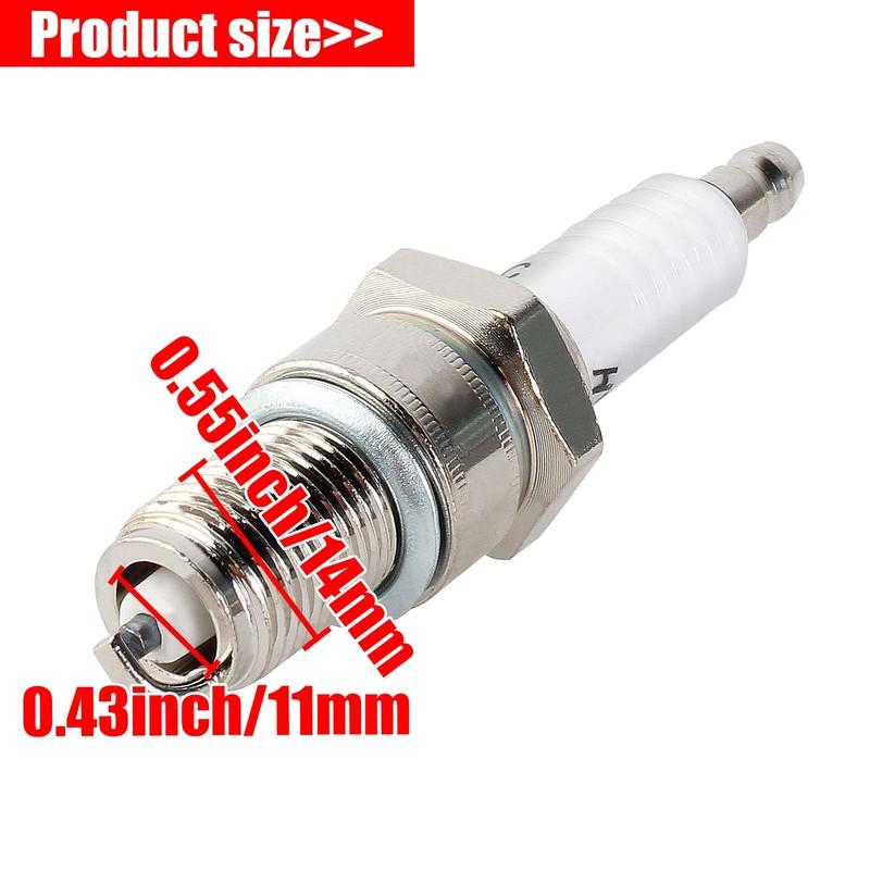 

5 Pcs Spark Plug for GX100 GX110 GX120 GX140 GX160 GX168 GX200 GX240 GX270 GX340 GX390 GX610 GX620 GX670 GC135 GC160 GC190 GV150