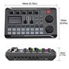 F998 Sound Card DJ Equipment Microphone Sound Card Console Studio Sound Card Kit Cable Phone Mixing Computer Live Voice Mixer