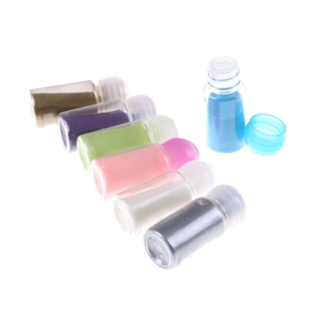 DIY Lesklý Farebný Embosovací Pigment Pečiatkovanie Scrapbooking Remeslo 10ml Metalická Farba Embosovací Prášok