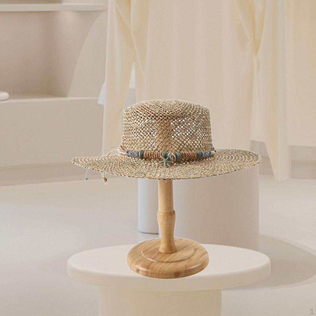 Elegant Seagrass Sun Hat for Women And Outdoor Adventures