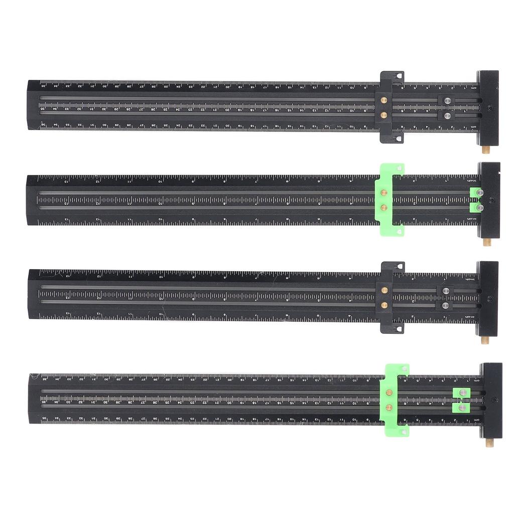 Riglă de scriere tip T din aliaj de aluminiu, multifuncțională, portabilă pentru prelucrarea lemnului, riglă pătrată în T cu stilou pentru