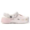 Crocs Hiker Clog Da Vinci Custom Special Shoe Case LUCKY Cloud Chain Decorative Buckle Simple Hiker Clogs Unisex Blue Pink White