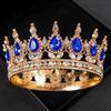 Kvinners krone tiara skinnende rhinesteiner innlagt dronning brudepiker krone tilbehør for bryllup Halloween bursdag