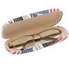 Unisex Blue Light Blocking Reading Glasses Metal Portable Elderly Presbyopic Glasses Bronze