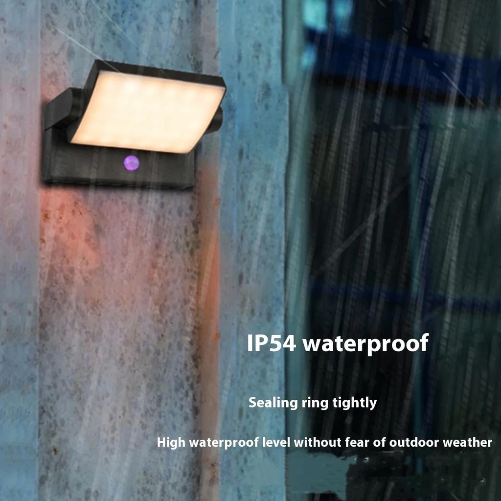 LED AC85-265V Wall Lamp Motion Sensor Light Outdoor Wall Light Porche Balcony Garden Courtyard Lamp Retro Living Room Bedroom