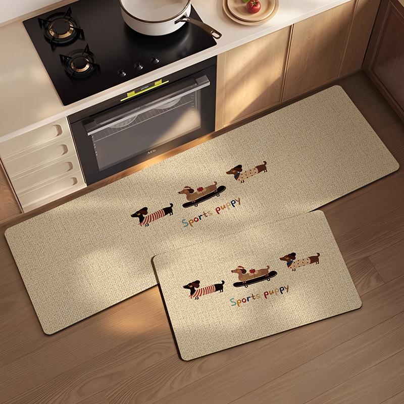 Carpet for Kitchen Absorbent Floor Mat Anti-slip Entrance Doormat Bathroom Toilet Area Non-slip Rug Washable Alfombra De Cocina