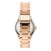 Armani Exchange Three-Hand Rose Gold-Tone Stainless Steel Watch