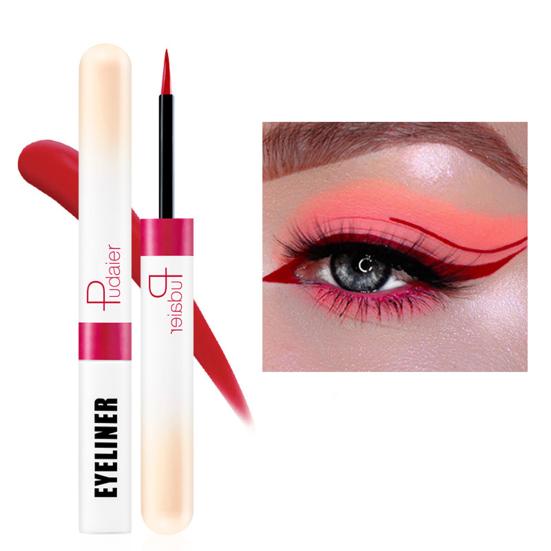 Eyeliner Colored Not Smudged Fast Film Formation Waterproof No Decolorization Eye Makeup Eyeliner
