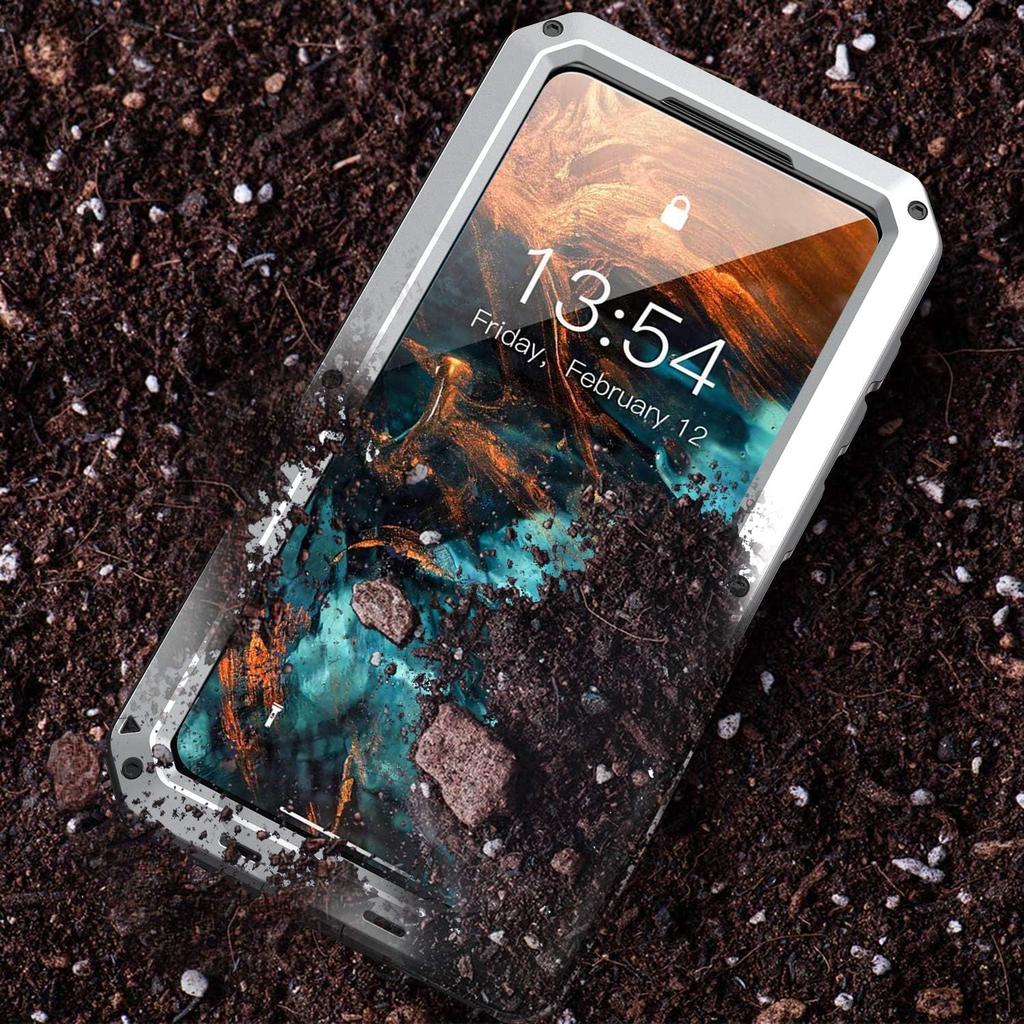 Funda para Samsung S26 S25 Edge S24 S23 S22 Plus S21 S20 Ultra Cubierta de Protección Completa Armadura Resistente a Golpes Funda Metálica de Aluminio