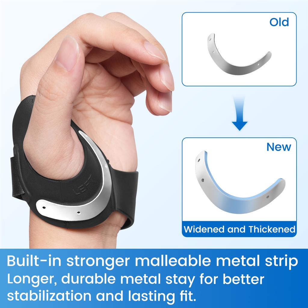 Velpeau Cmc Thumb Splint For Osteoarthritis, Arthritis And Tendinitis Pain, Comfort Soft Rubber Thumb Brace For Women And Men