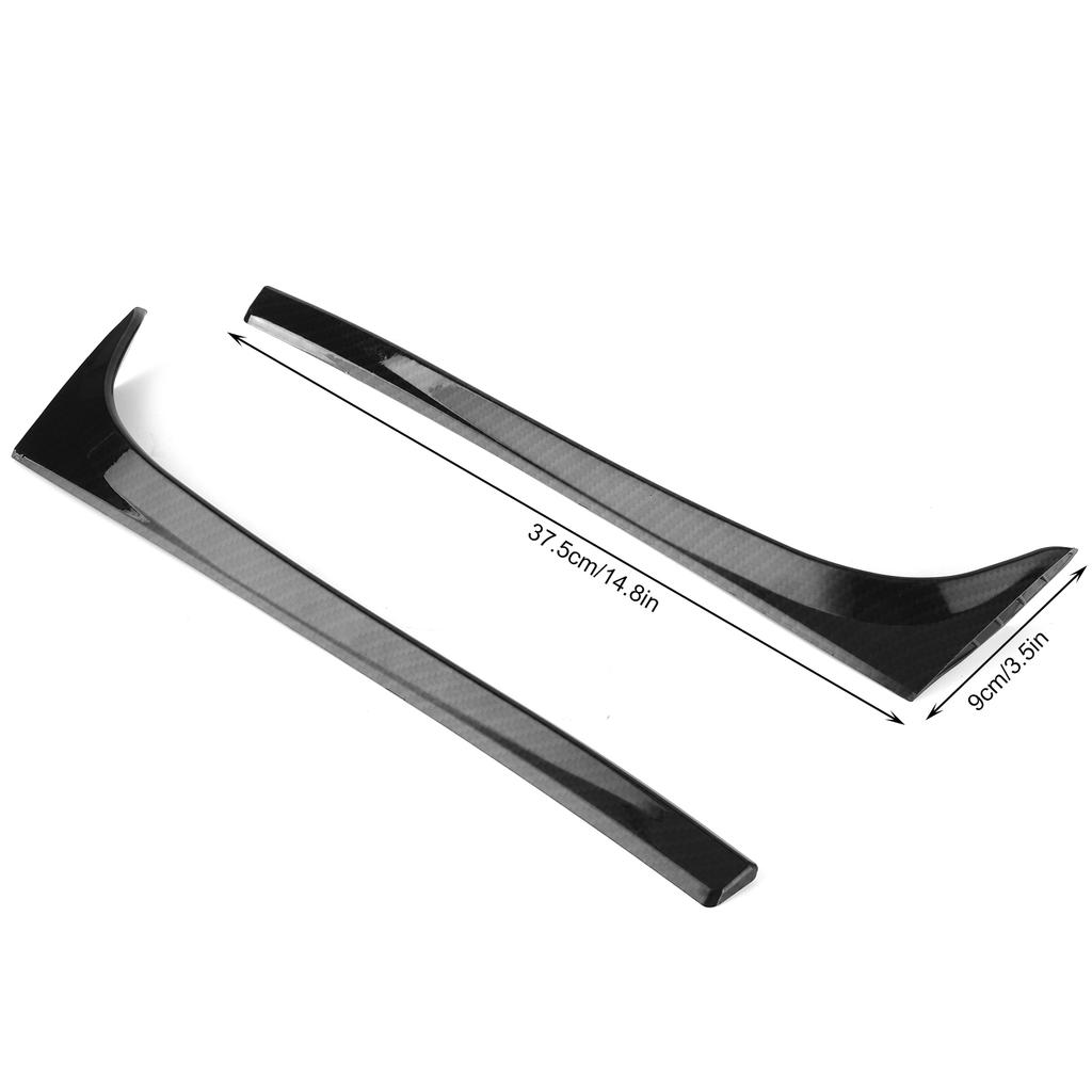 2pcs Rear Window Spoiler Side Wing Trim Cover Car Vehicle Modification Fit for MK7 GTD R 2014‑2018