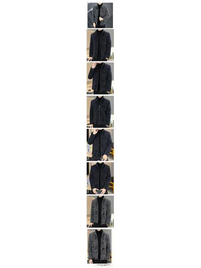 Herfst/Winter 2024 Heren Dikke Berber Fleece Lamswol Jas