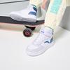 Anta Kids Casual Comfortable Lightweight Shock Absorption High-Top Skate Shoes Kids Skate Shoes Purple White Blue A33038015J-6