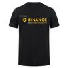 Crypto Binance TShirt Unisex Casual Tees Cotton Short Sleeve Cool Tops Tshirt Streetwear Vintage T Shirts HJ095