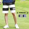 Golf Birder Stretch Above the Belt [DIVINER GOLF] Men's Shorts, Pattern, Sportswear, Material, Knee, Loops, XL, Black/White