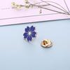 Z145 Japanese Style Flower Collar Pin - College Girl Uniform Brooch