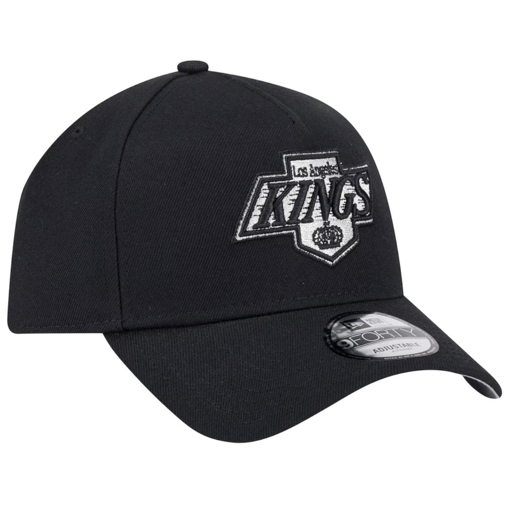 New Era 9FORTY Los Angeles Kings NHL Kappe, Herren schwarze Kappe