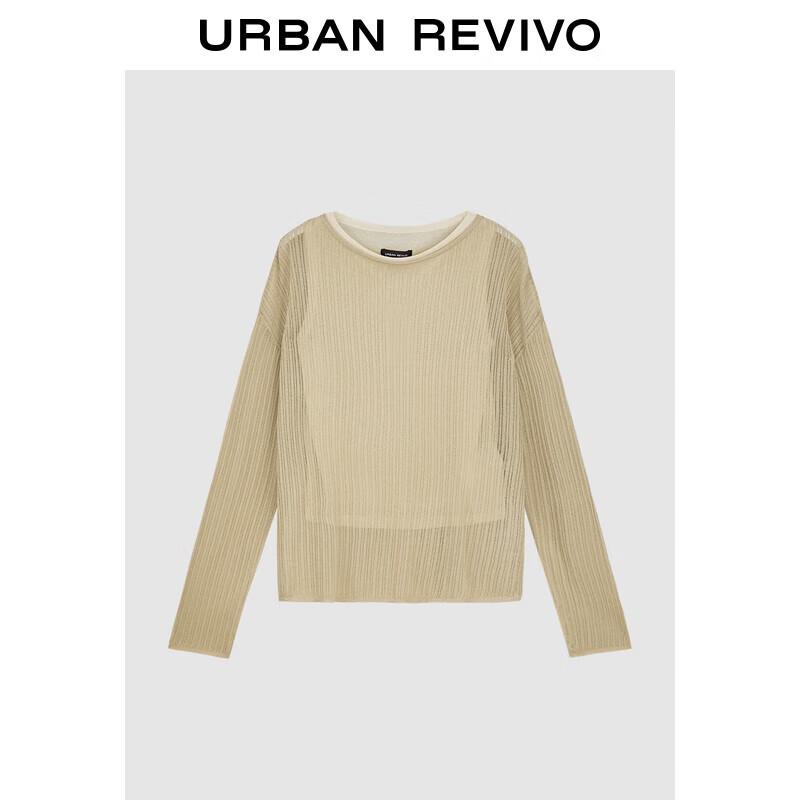 UR Women s Fake Two-Piece Knit Sweater M